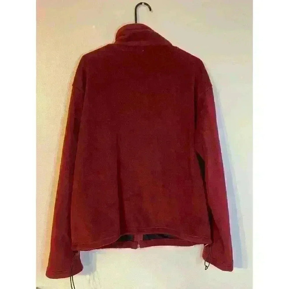 Bass Pro Shop Womens Large Maroon Zip Up Jacket - Picture 3 of 5
